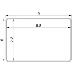 9"x6"x3.25" Large Plastic Bathroom Tray Clear - Brightroom™: Organizer, Stackable Storage, Hand Washable -Brightroom GUEST 05a2cdc4 5844 497b b167 b2a15a61458f