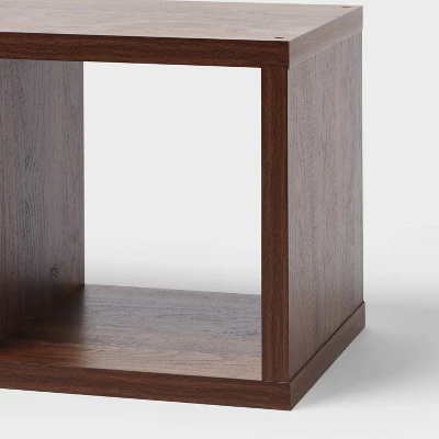 13" 2 Cube Walnut - Brightroom™ 2 13" 2 Cube Walnut - Brightroom™ - Image 2