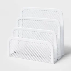 Mesh Letter Sorter White - Brightroom™: Steel File & Letter Organizer, Holder, Tray, No Assembly Required -Brightroom GUEST 1e3989e6 bc2f 42cc 84cd 82fcc3d28ac1