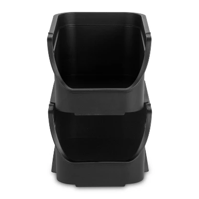 8.9qt Open Front Stackable Storage Bin - Brightroom™ 7 8.9qt Open Front Stackable Storage Bin - Brightroom™ - Image 7