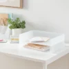 Plastic Stacking Letter Tray Clear - Brightroom™: Desk & File Organizer For Office Organization
