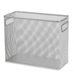 Mesh Hanging File Box Silver - Brightroomâ„¢
