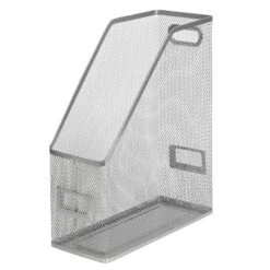 Mesh Magazine File Silver - Brightroom™: Steel File Organizer & Storage Bin, 12" H, No Assembly Required 7 Mesh Magazine File Silver - Brightroom™: Steel File Organizer & Storage Bin, 12" H, No Assembly Required -Brightroom GUEST 4b80f1ca 810c 49a5 9106 347a6de928d6