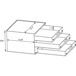 All Purpose 3 Drawer Storage Clear - Brightroom™ -Brightroom GUEST 5845b0fb 7cee 47bd 882c 1e41ccb59e0e