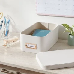 Small Decorative Fabric Box Ivory - Brightroomâ„¢