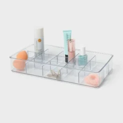 12"x6"x2" Tray Organizer Clear - Brightroom™ -Brightroom GUEST 633408ec 04b7 4acf 93b8 3f87eb6108b6