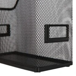 Mesh Magazine File Black - Brightroom™: Steel File Organizer & Holder, 12" H, No Assembly Required -Brightroom GUEST 7f31368a 02a0 479e 8390 e4aa1926e8cd