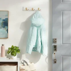 Modern Octopus 3 Hooks Rail Gold/White - Brightroom™