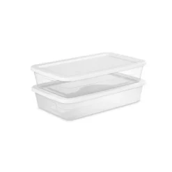 41qt Clear Under Bed Storage Box White - Brightroom™ -Brightroom GUEST 81daf41e fce0 428e 916d e66a43dfc88c