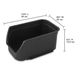 8.9qt Open Front Stackable Storage Bin - Brightroom™ 21 8.9qt Open Front Stackable Storage Bin - Brightroom™ -Brightroom GUEST 82cd478b cf8f 45f4 afac 5b9333cbe627