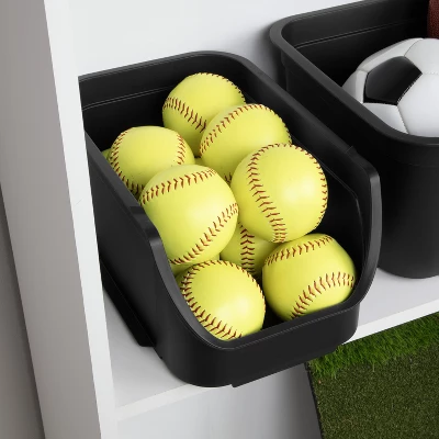 8.9qt Open Front Stackable Storage Bin - Brightroom™ 4 8.9qt Open Front Stackable Storage Bin - Brightroom™ - Image 4