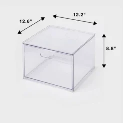 All Purpose Single Drawer Storage Clear - Brightroom™ -Brightroom GUEST 82f7b8b7 ac2c 452b 9e39 11a2e67c57d2