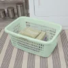2bu Laundry Basket Green - Brightroom™: Portable Plastic Clothes Organizer With Built-In Handles, 70.4L Capacity