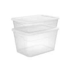 70qt Clear Storage Box With White Lid - Brightroom™ 12 70qt Clear Storage Box With White Lid - Brightroom™ -Brightroom GUEST 8a528b8a 6d09 4efe 8297 917a6128e835 1