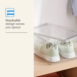 11L Stacking Clear Bin With Lid - Brightroom™ 6 11L Stacking Clear Bin With Lid - Brightroom™ -Brightroom GUEST 8dc43113 e381 4d87 94ce 024fa4b46a2b