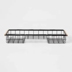 Metal Bathtub Caddy With Wood Handles - Brightroom™ -Brightroom GUEST 923e8486 a4a4 45b8 bab0 811c8f0563d3