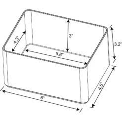Medium Plastic Bathroom Tray - Brightroom™ -Brightroom GUEST 9858e6ca 3f50 4503 905d d9e73a81720b