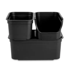Folio Heavy Duty Storage Bin - Brightroom™: Black Plastic, Stackable, Portable, Universal Storage, 18.6 Volume Capacity 16 Folio Heavy Duty Storage Bin - Brightroom™: Black Plastic, Stackable, Portable, Universal Storage, 18.6 Volume Capacity -Brightroom GUEST a108ea48 1464 41e5 9803 4a432872eeb8