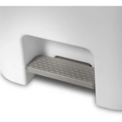 11.9gal Step Trash Can White - Brightroom™: Pedal-Operated Kitchen Garbage Can, Textured Plastic, Indoor Use -Brightroom GUEST a31d5fe4 2145 4a62 a7e6 b42e5763de7b