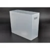 Plastic File Box Clear - Brightroom™: File Organizer With Handle, Polypropylene, 1 Compartment, 12.28" W X 10" H X 5" D