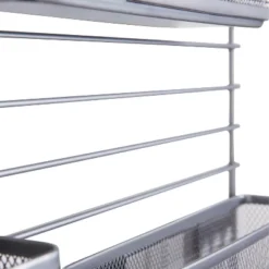 Mesh Additional Wall Organization Tools Silver - Brightroom™: Steel Desk & File Organizer For Office Supplies -Brightroom GUEST a636218a 3859 496e ade0 a042f15f8a5a