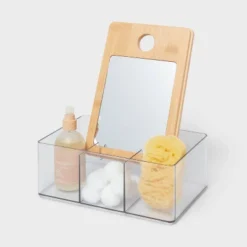 Cosmetic Storage Container With Bamboo Lid - Brightroom™ 5 Cosmetic Storage Container With Bamboo Lid - Brightroom™ -Brightroom GUEST a73ed3ac 9507 4b02 8a31 9e83ea73742f