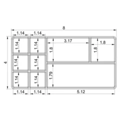 Bathroom Plastic 9 Slot Mixed Cosmetic Organizer Clear - Brightroom™: Makeup & Vanity Organizer Tray For Bathroom Countertop -Brightroom GUEST ce22836d 74cb 4ebd 9775 ea32f97e5e94
