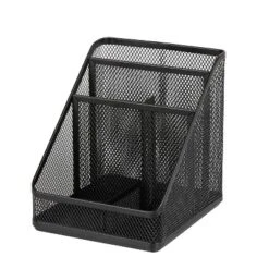 Mesh Medium Desktop Organizer Black - Brightroomâ„¢