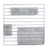 Mesh Additional Wall Organization Tools Silver - Brightroom™: Steel Desk & File Organizer For Office Supplies