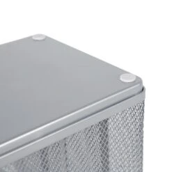 Mesh Medium Desktop Organizer Silver - Brightroom™: Steel Desk Tool Holder, Office Supplies, 7"x7"x6" -Brightroom GUEST f17f3188 3da5 4c24 9f15 b6e3096e0efc