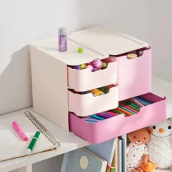 Modular Storage Drawer Set Pink - Brightroom™