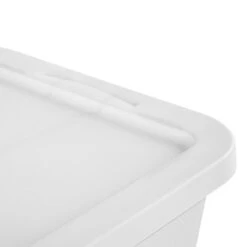 16qt Clear Storage Box With Lid White - Brightroom™ -Brightroom GUEST f89d1403 4dbd 4064 8c6e 39217eec43ea