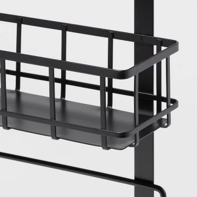 Over The Door Multi Function - Basket And Hook Solid Metal Bottom - Brightroom™ 2 Over The Door Multi Function - Basket And Hook Solid Metal Bottom - Brightroom™ - Image 2