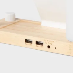 Desk Lamp With Wireless Charging And Storage (Includes LED Light Bulb) - Brightroom™: Table Lamp, Desk Organizer, USB Port -Brightroom GUEST fe2775f8 6e9b 4769 8cc7 6c945c1b61a9